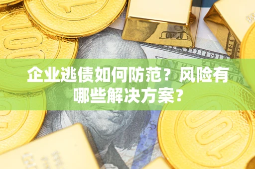 北京企业逃债如何防范？风险有哪些解决方案？