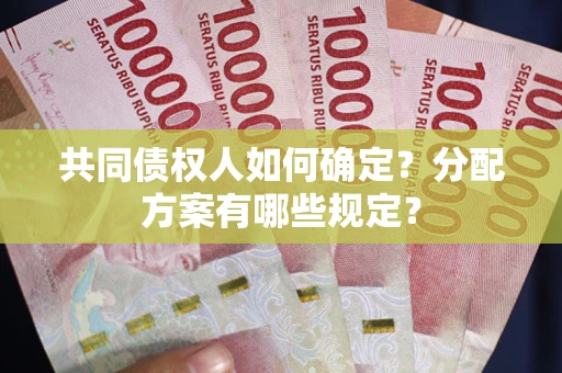 北京共同债权人如何确定？分配方案有哪些规定？