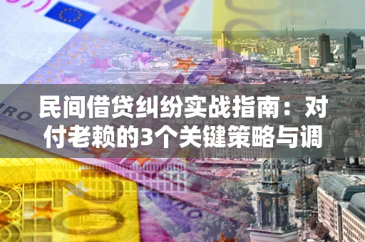 北京民间借贷纠纷实战指南：对付老赖的3个关键策略与调解盲区解析