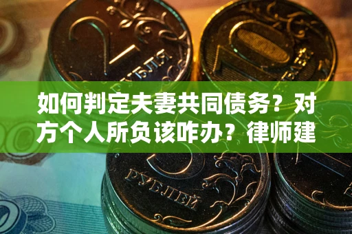 北京如何判定夫妻共同债务？对方个人所负该咋办？律师建议