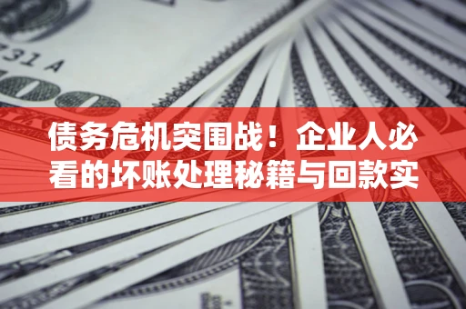 北京债务危机突围战！企业人必看的坏账处理秘籍与回款实战指南